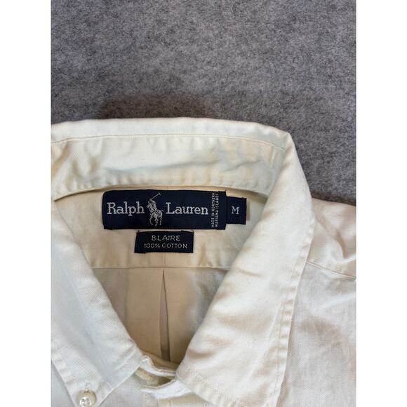 Polo by Ralph Lauren Men's Cream Casual Button Down Shirt - Picture 7 of 7